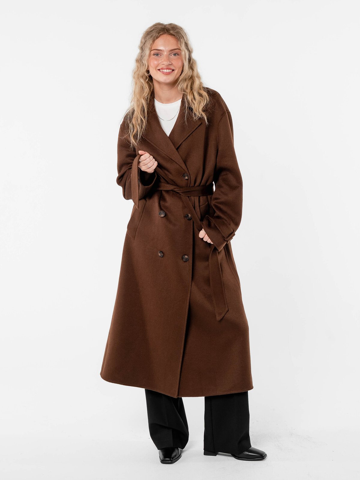 Løøv Elm Long Coat Brown