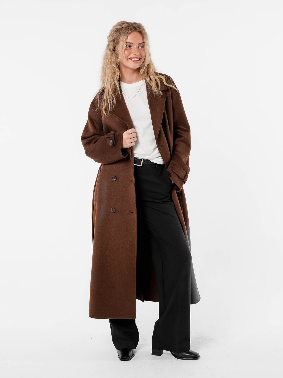 Løøv Elm Long Coat Brown