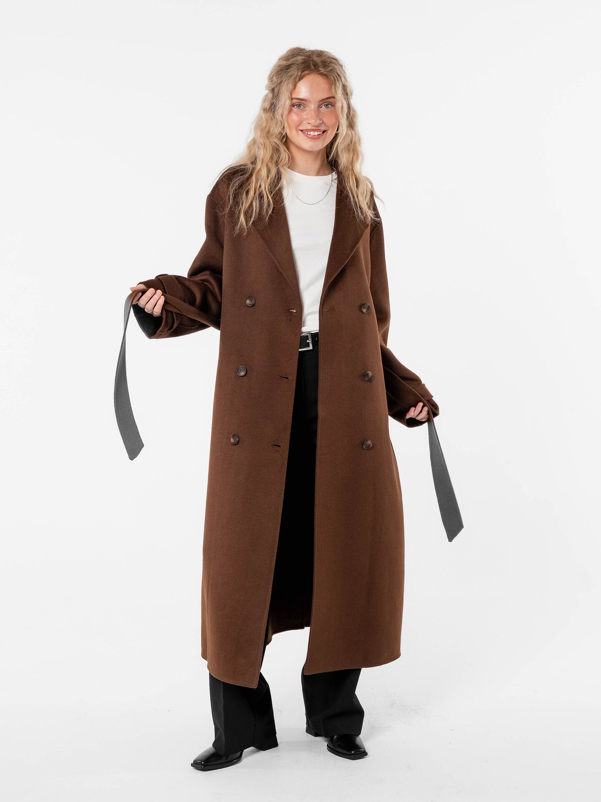 Løøv Elm Long Coat Brown
