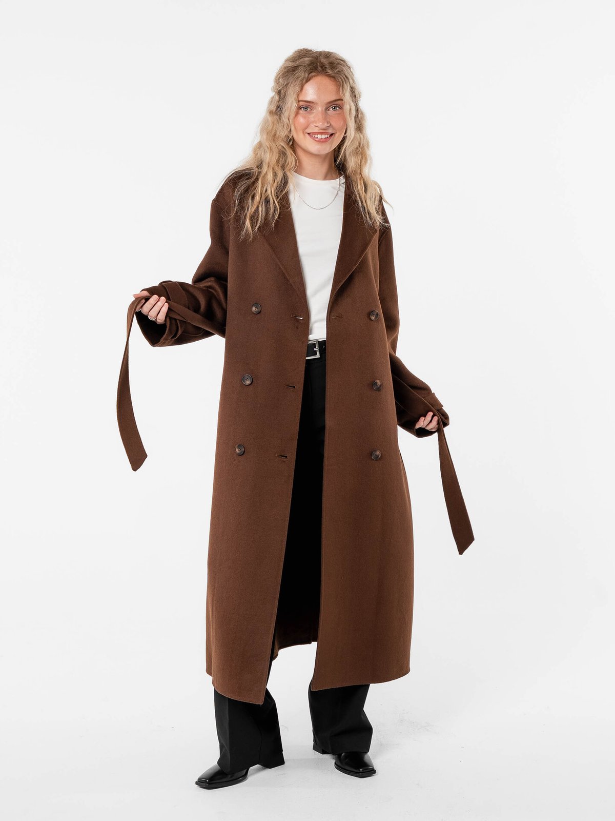 Løøv Elm Long Coat Brown