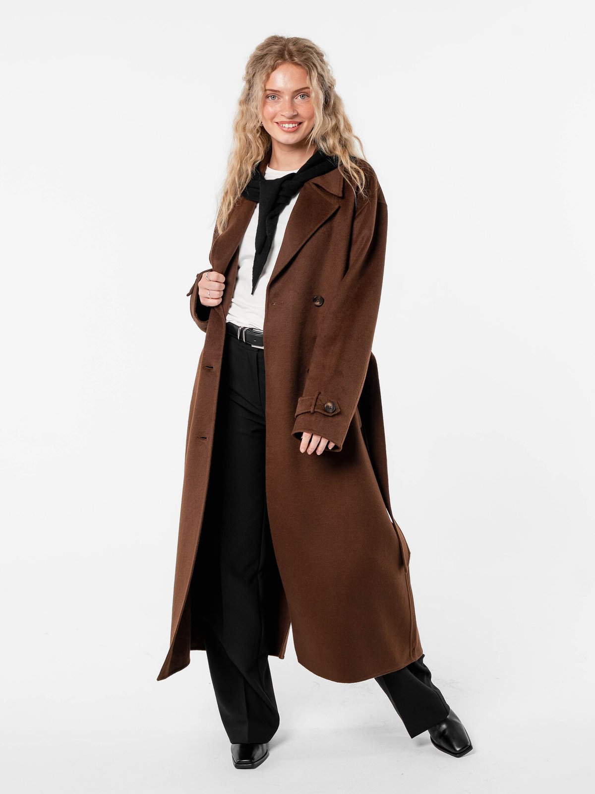 Løøv Elm Long Coat Brown