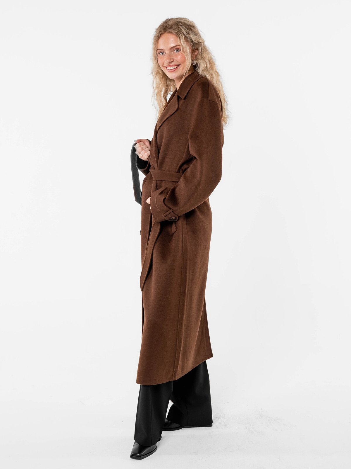 Løøv Elm Long Coat Brown