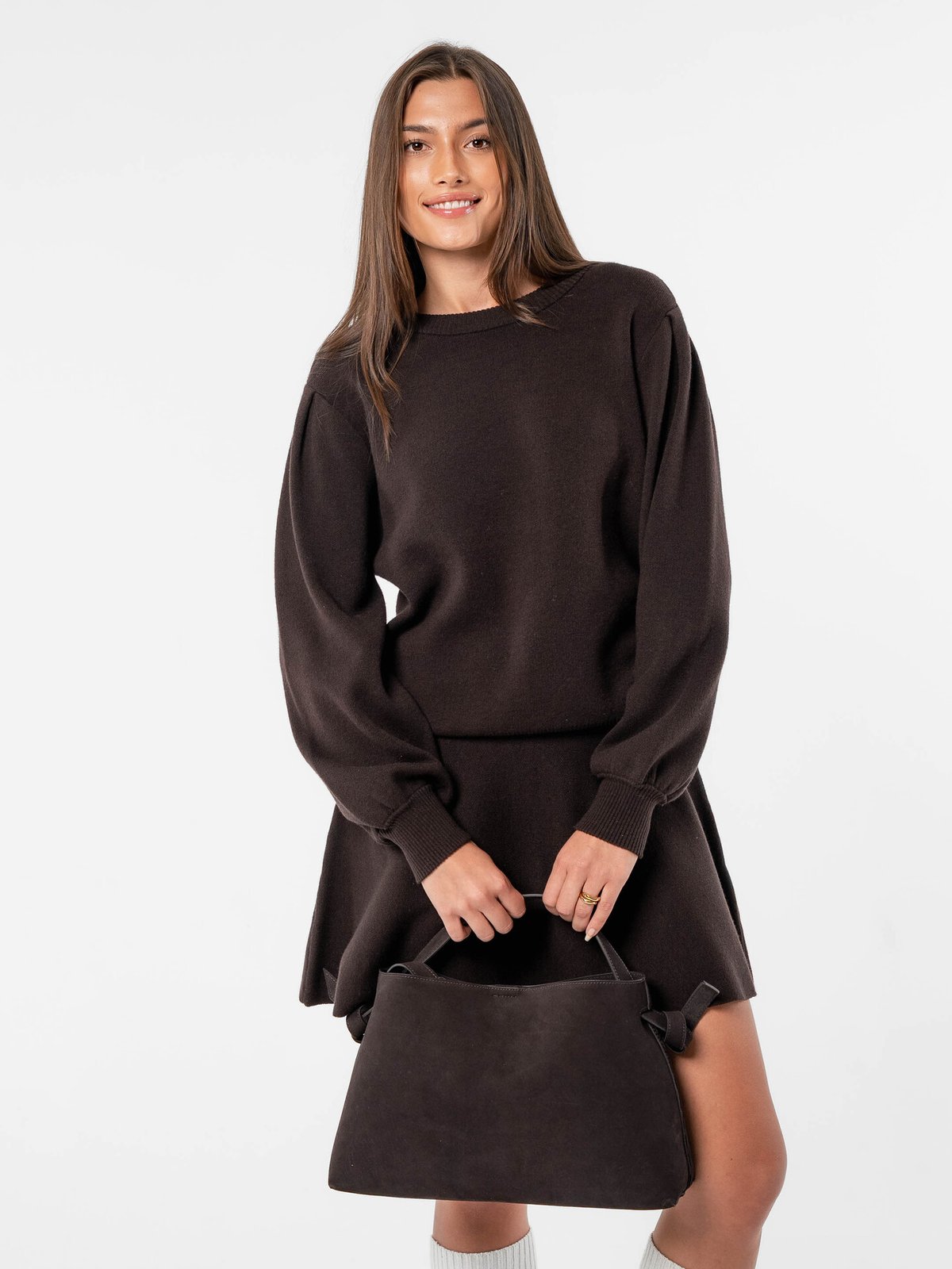 Løøv Ivy Sweater Dark Brown