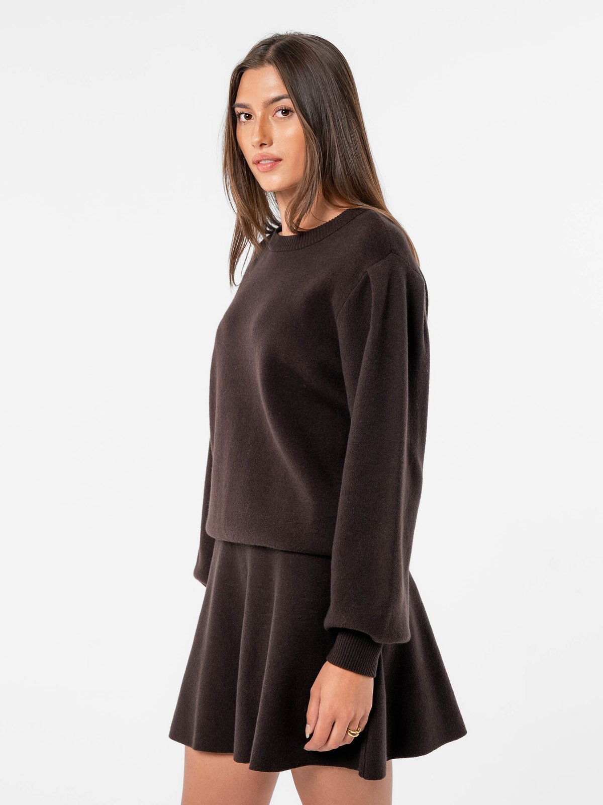 Løøv Ivy Sweater Dark Brown
