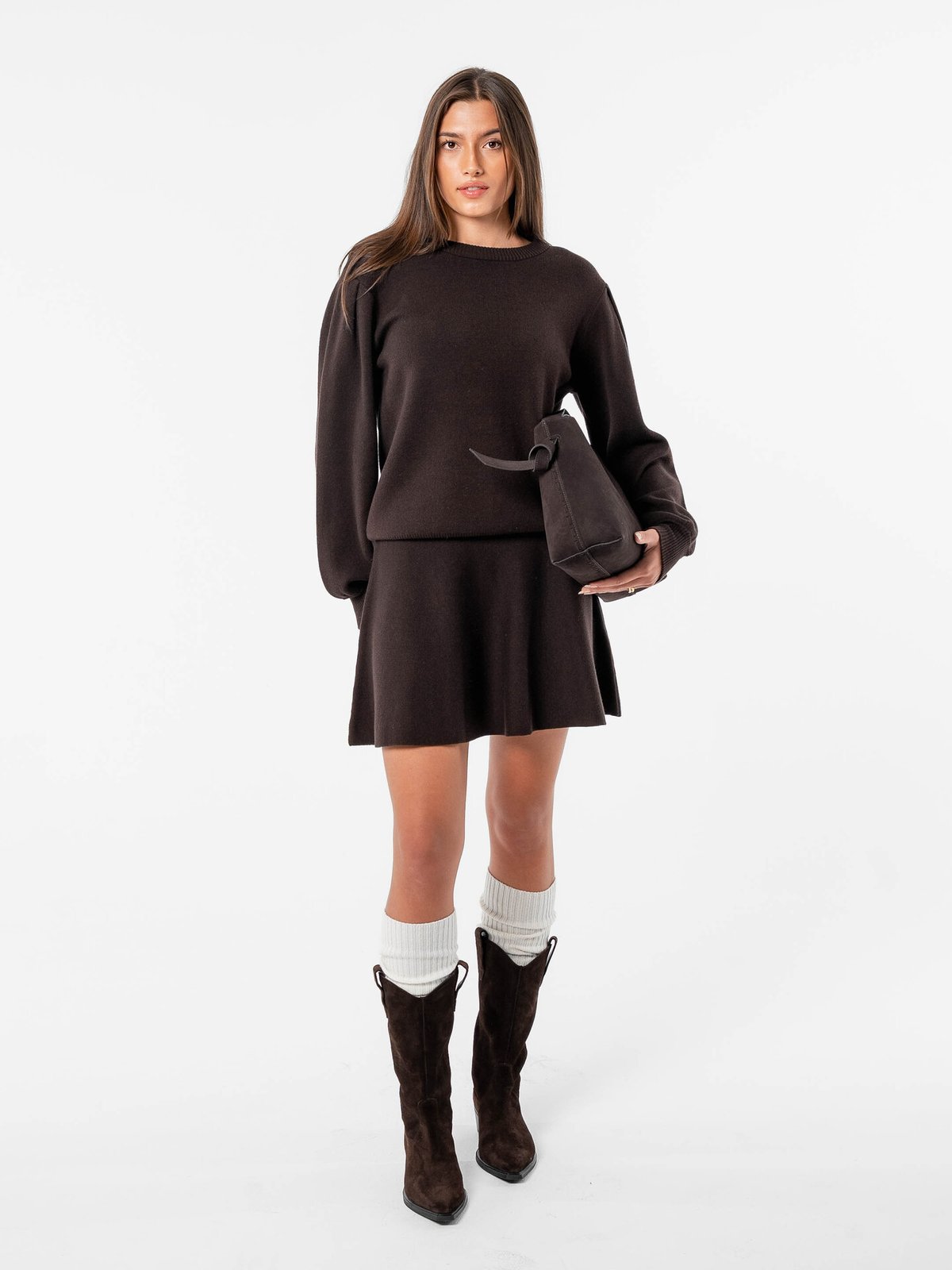 Løøv Ivy Sweater Dark Brown