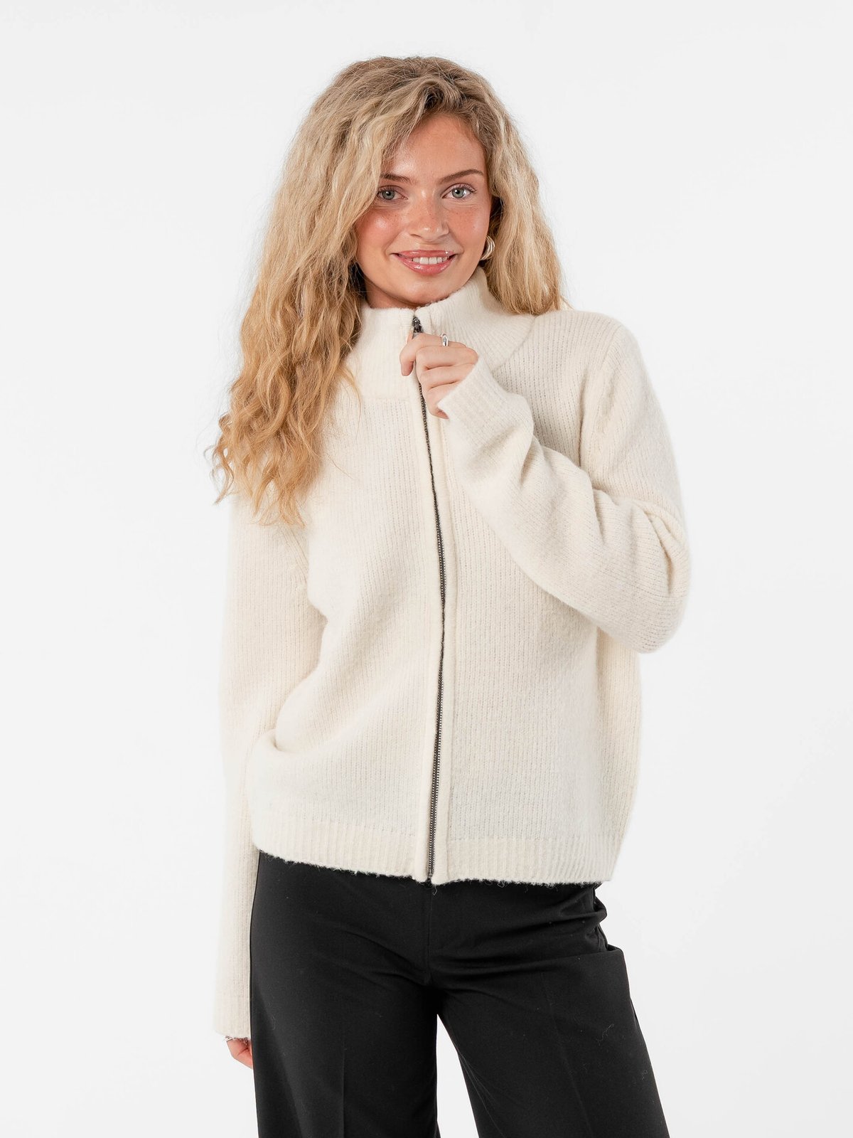 Løøv Hazel Zip Cardigan Cotton