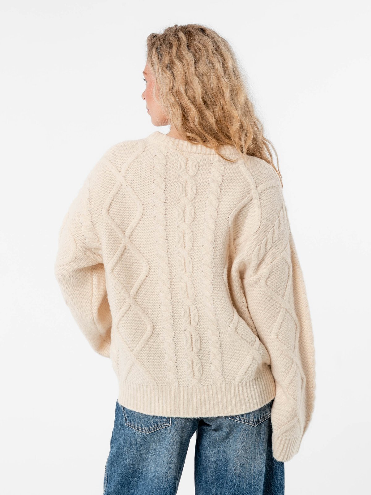Løøv Magnolia Cable Sweater Cotton