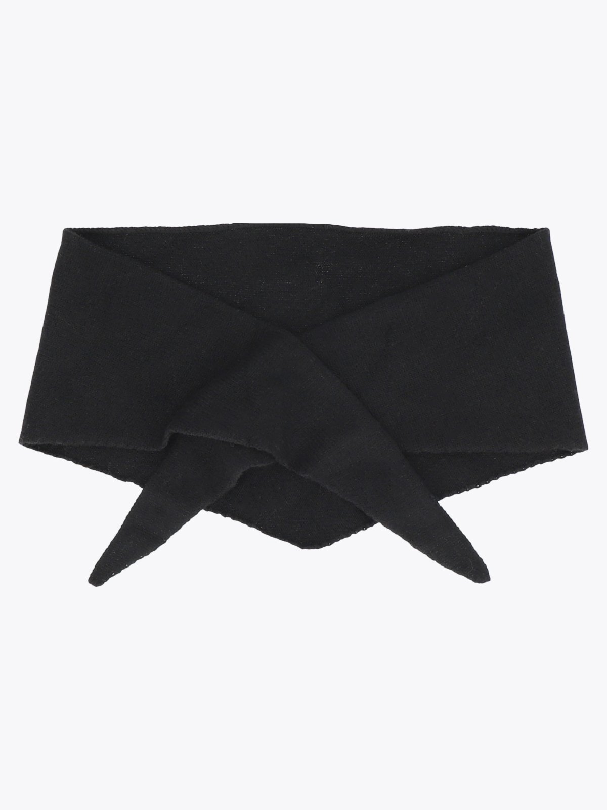Løøv Peony Triangle Scarf Black