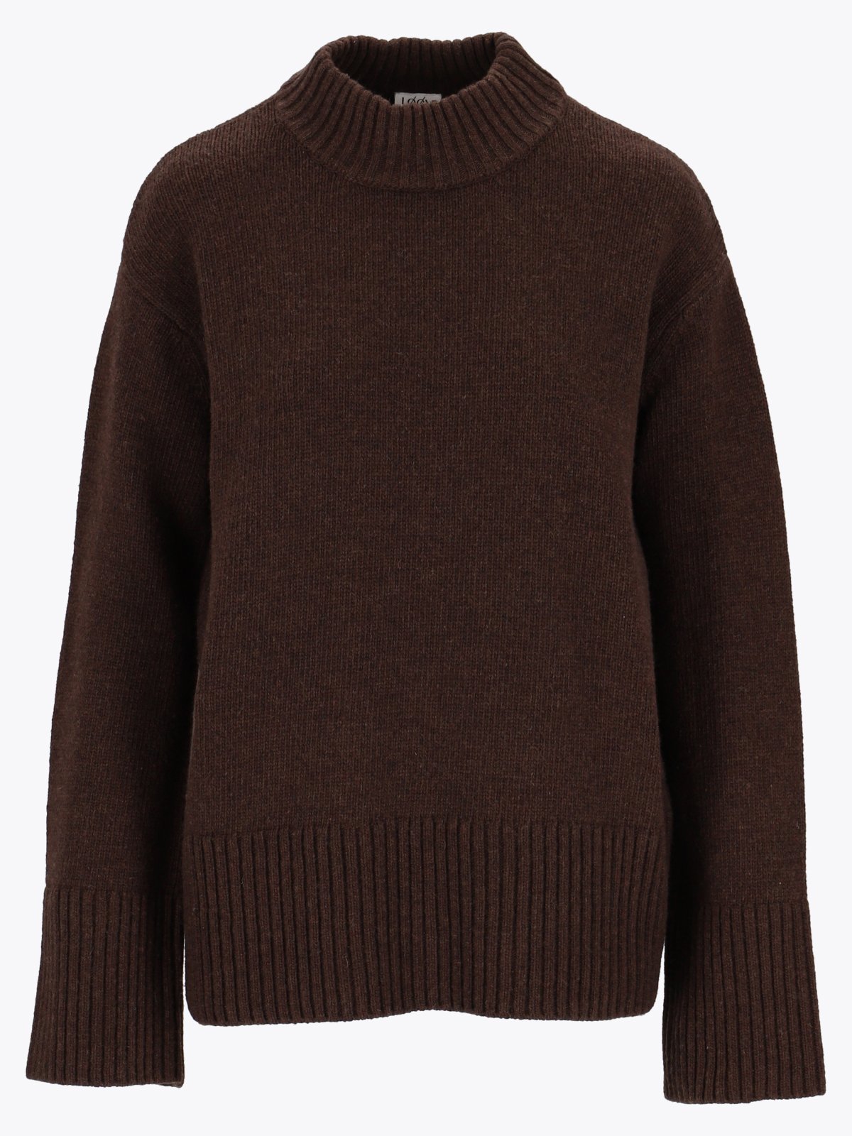 Løøv Maple Oversized Knit Sweater Dark Brown