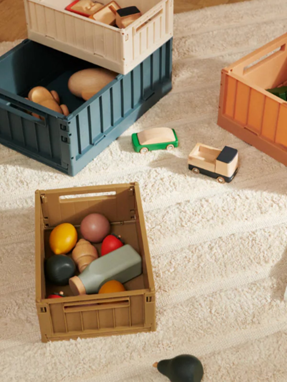 Liewood Weston Storage Box L Whale Blue