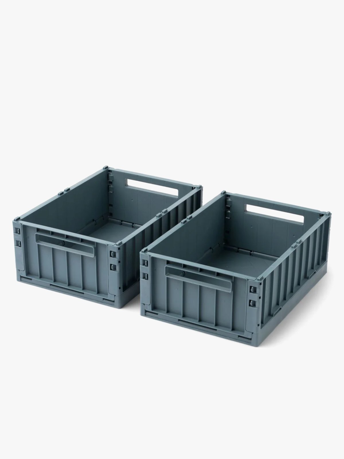 Liewood Weston Storage Box Medium 2-pack Whale Blue