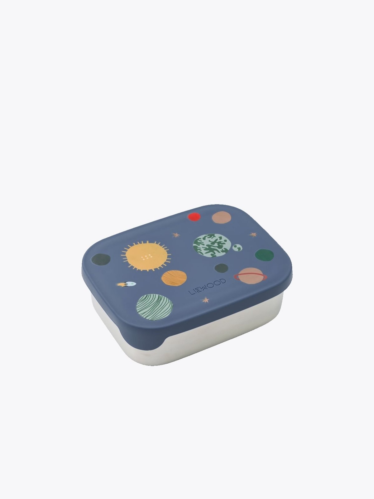 Liewood Arthur Printed Lunchbox Universe / Classic navy