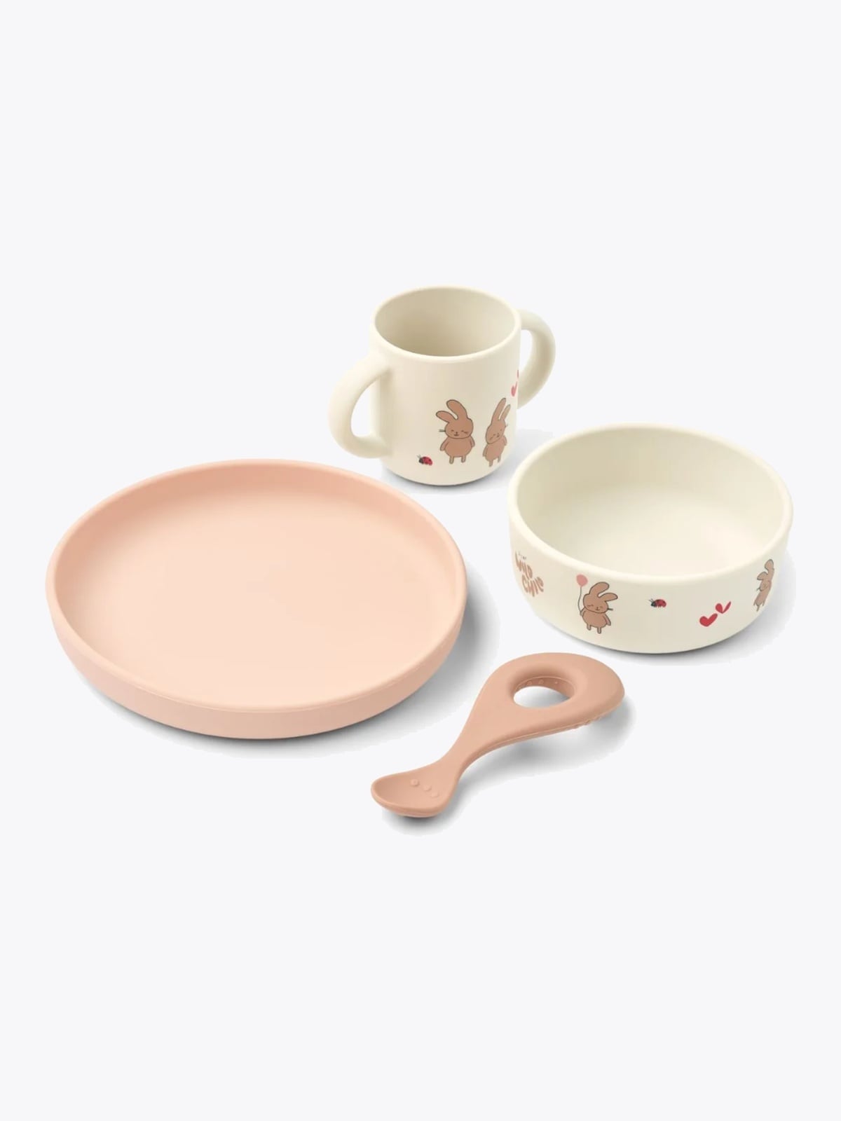 Liewood Vivi Printed Tableware Set Wild Child / Rosey