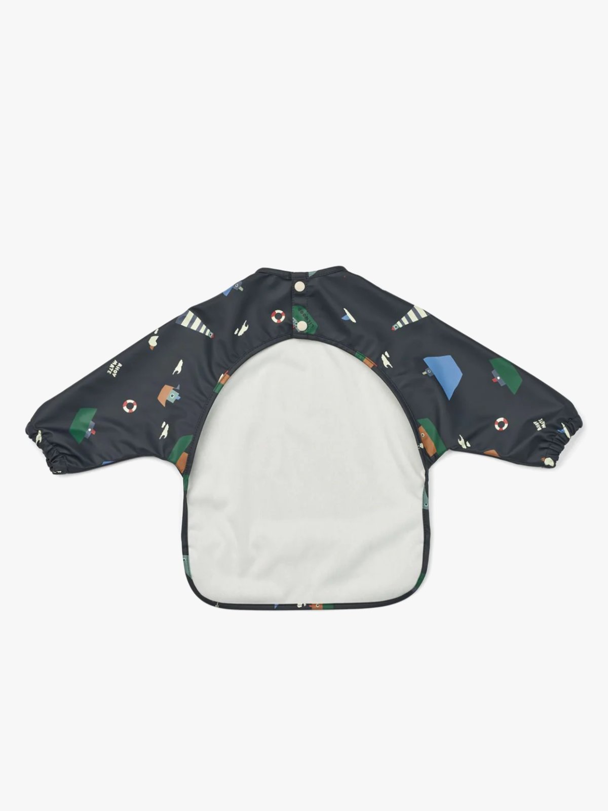 Liewood Merle Printed Cape Bib Sailing / Classic navy