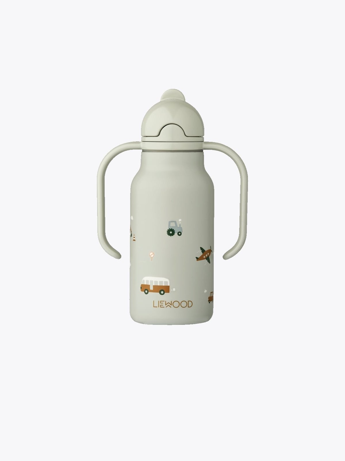 Liewood Kimmie Water Bottle 250 ml Vehicles / Dove Blue