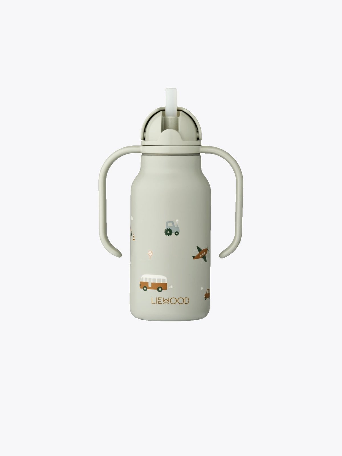 Liewood Kimmie Water Bottle 250 ml Vehicles / Dove Blue