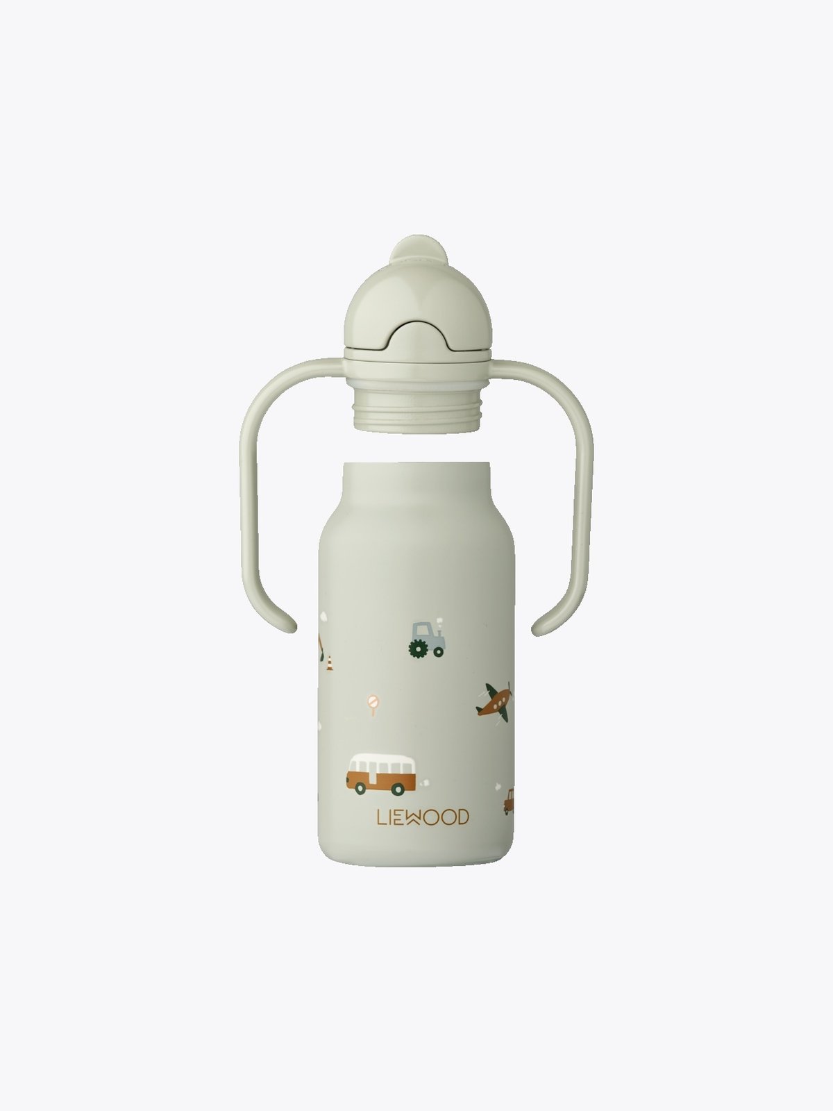 Liewood Kimmie Water Bottle 250 ml Vehicles / Dove Blue