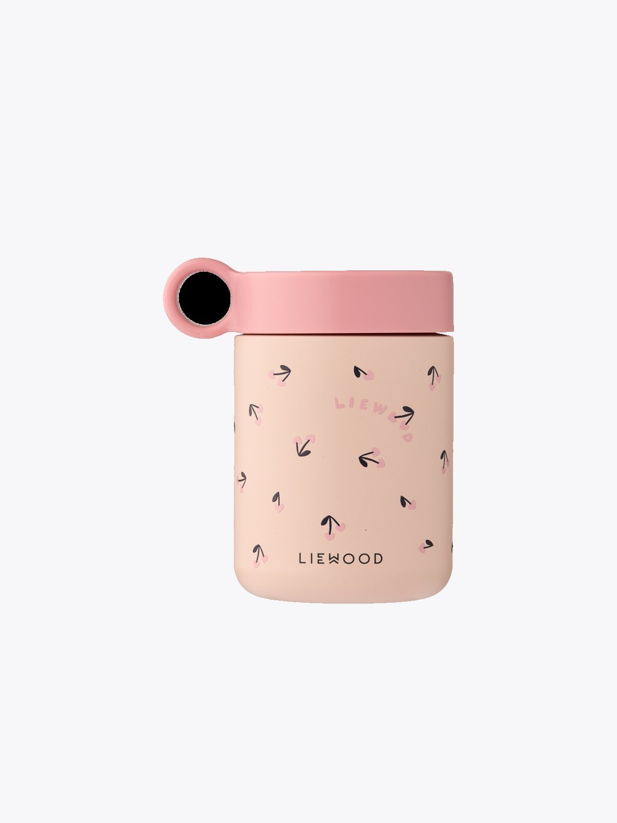 Liewood Kiani Printed Food Jar Mini Cherry heart / Rosey