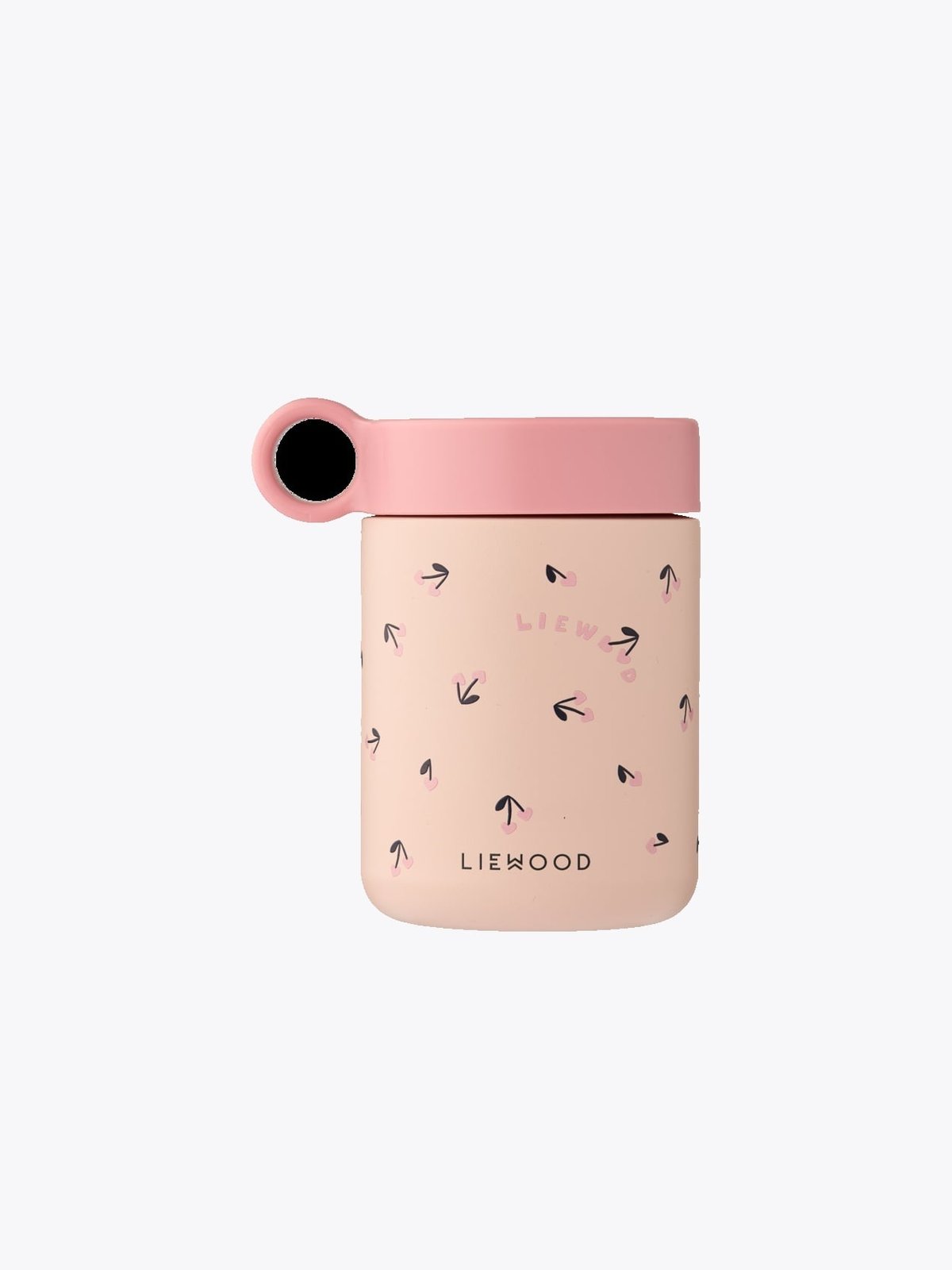 Liewood Kiani Printed Food Jar Mini Cherry heart / Rosey