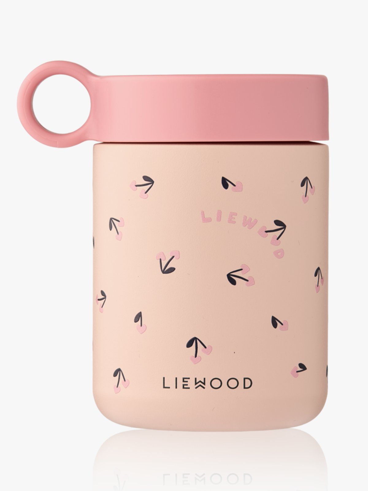 Liewood Kiani Printed Food Jar Mini Cherry heart / Rosey