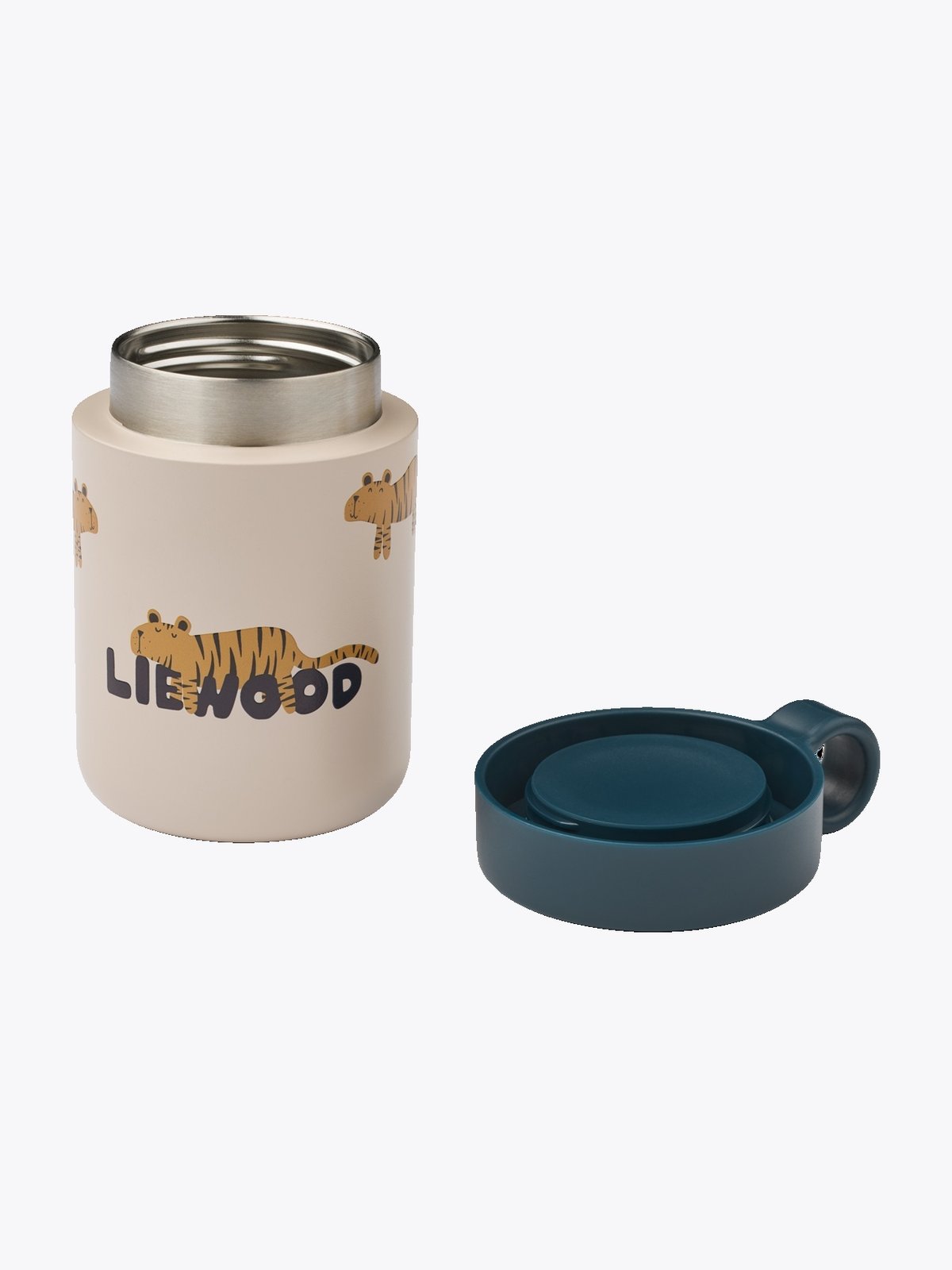 Liewood Kiani Printed Food Jar Tiger / Sandy