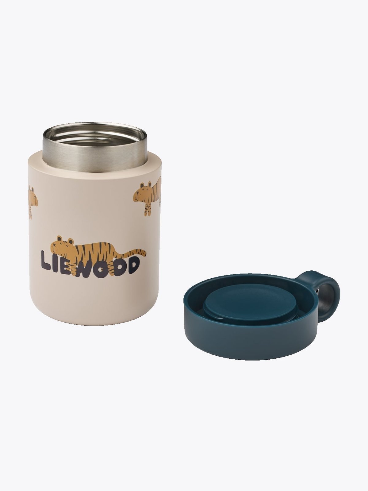 Liewood Kiani Printed Food Jar Tiger / Sandy