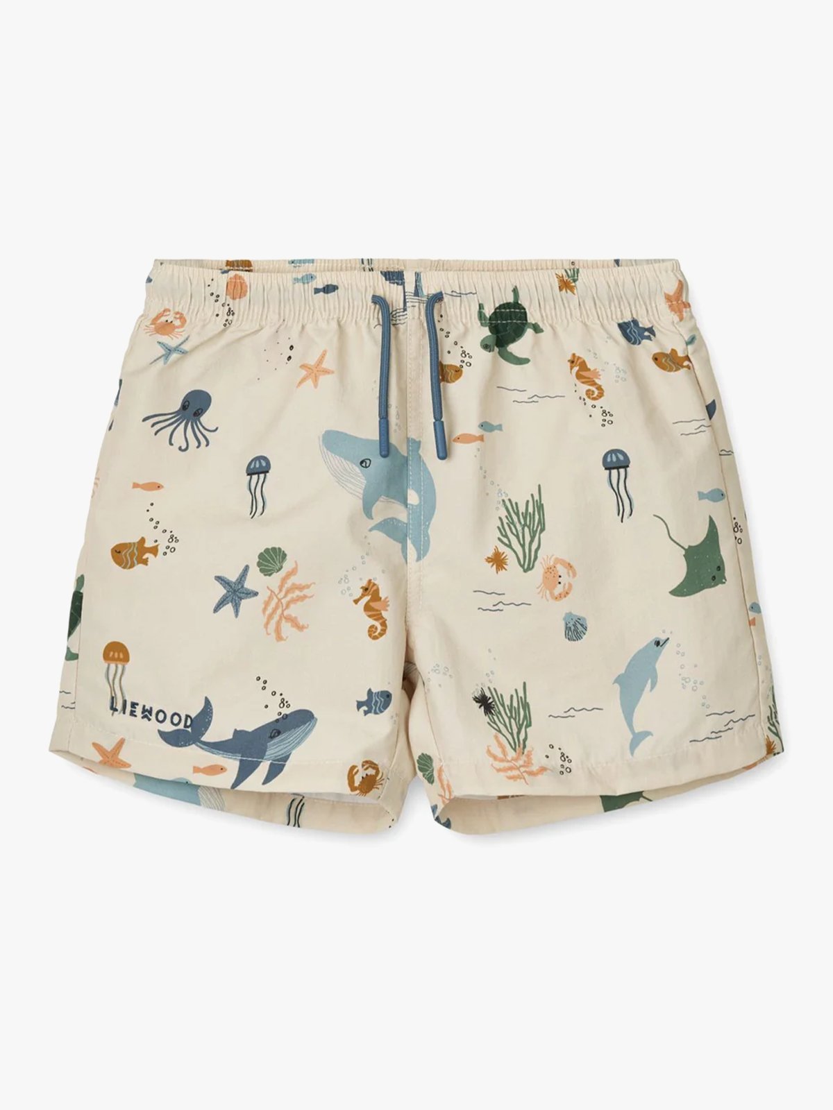 Liewood Aiden Printed Board Shorts Sea Creature / Sandy