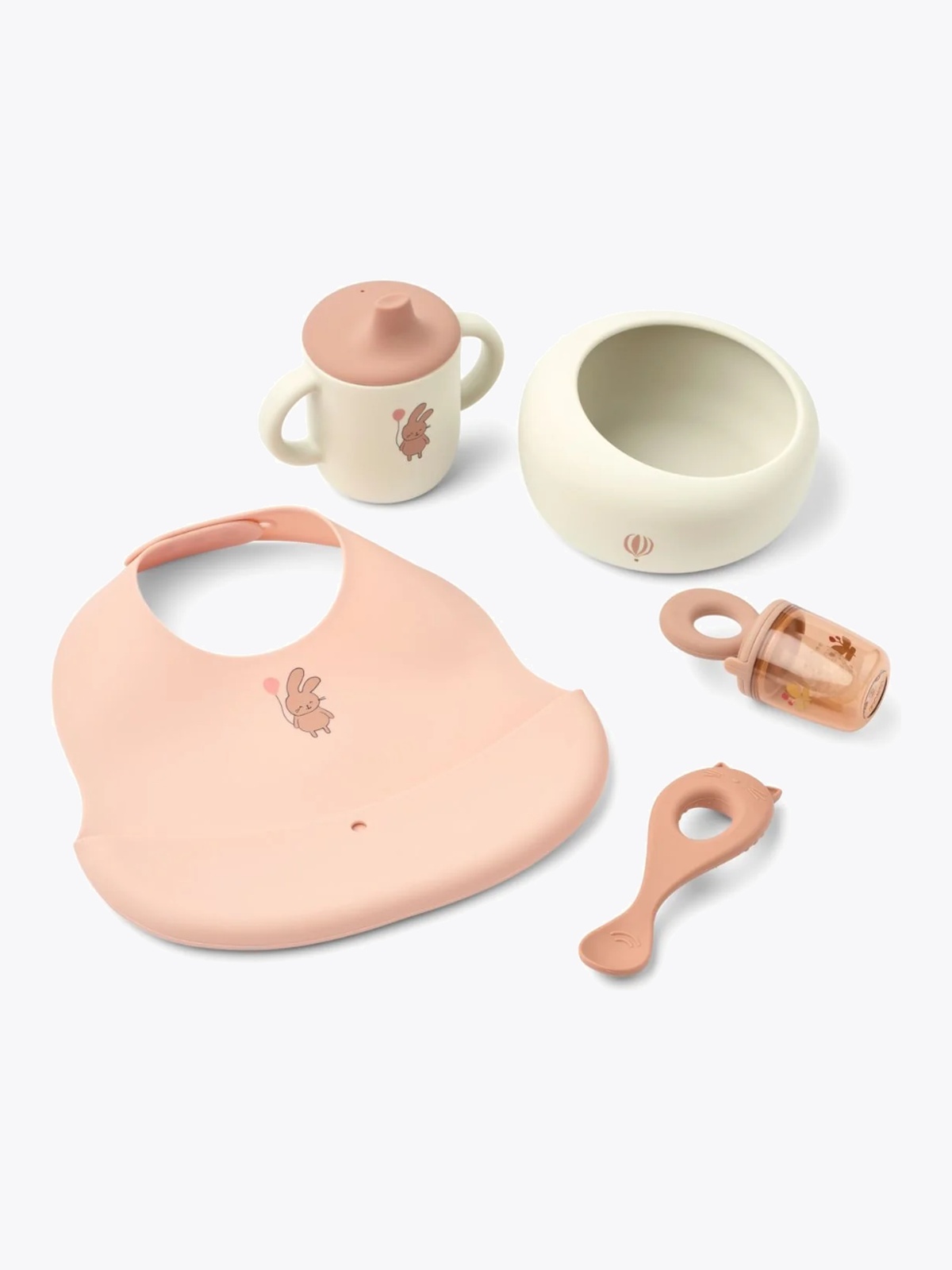 Liewood Mileah Baby Mealtime Set Wild Child / Rosey