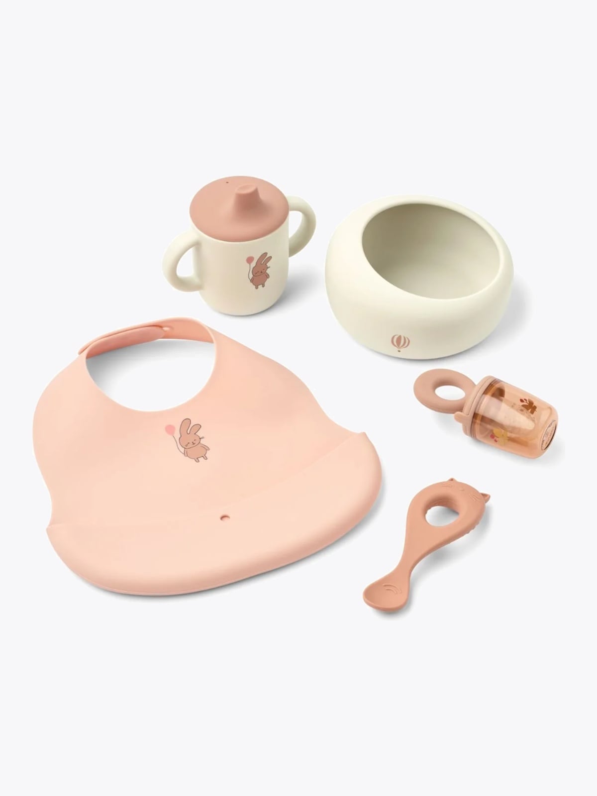 Liewood Mileah Baby Mealtime Set Wild Child / Rosey