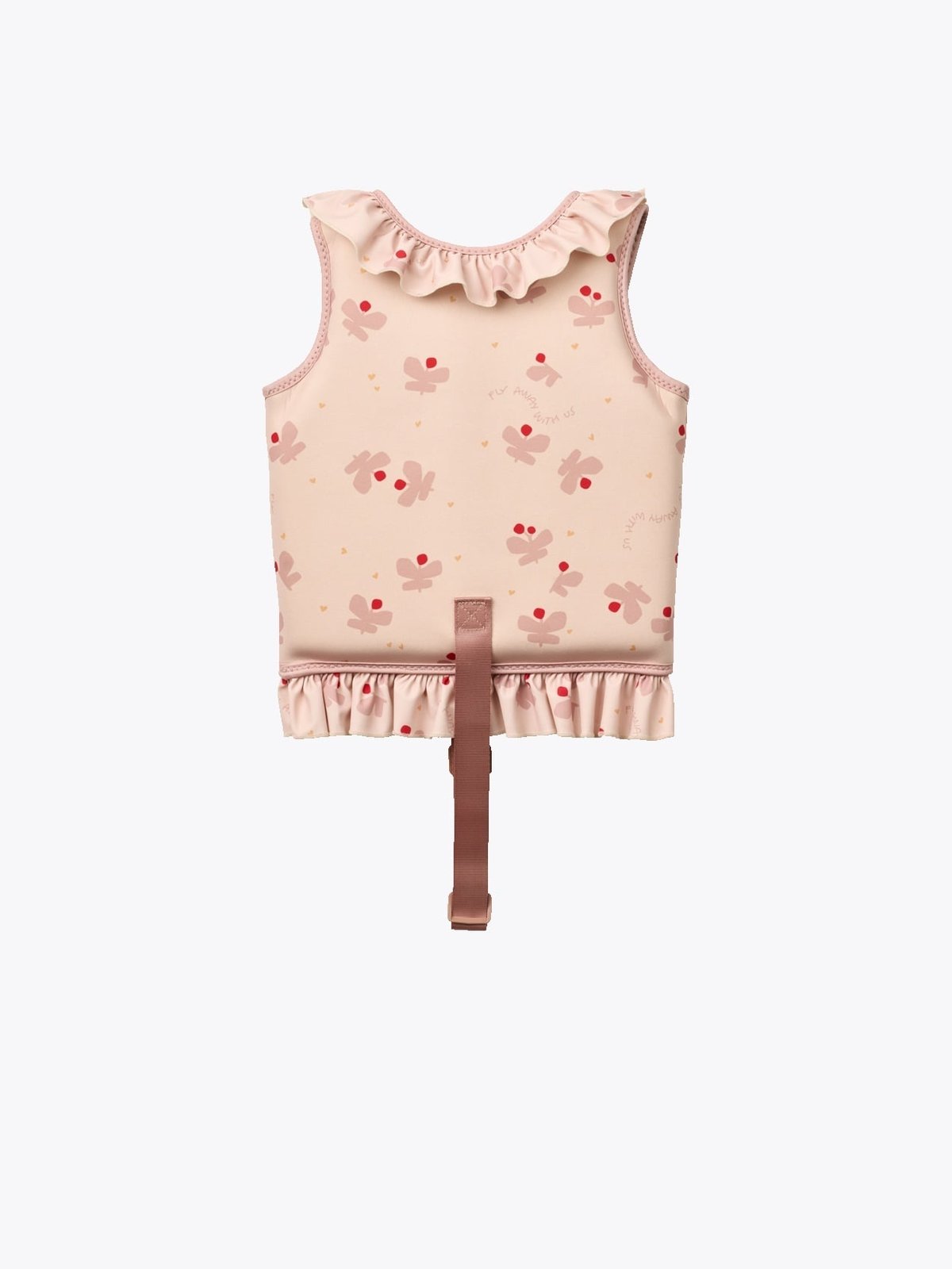 Liewood Dove Swim Vest w Frill Butterfly / Apple Blossom