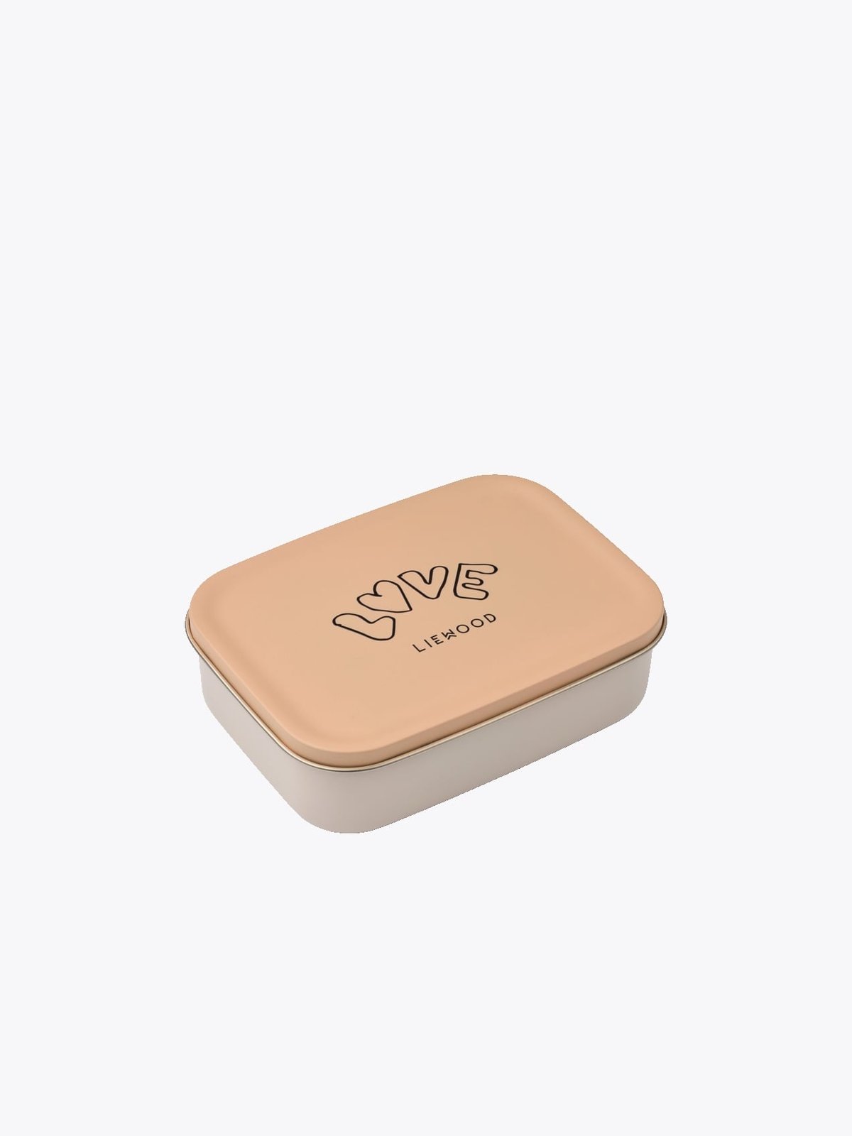 Liewood Nina Stainless Steel Lunchbox Love / Pale tuscany
