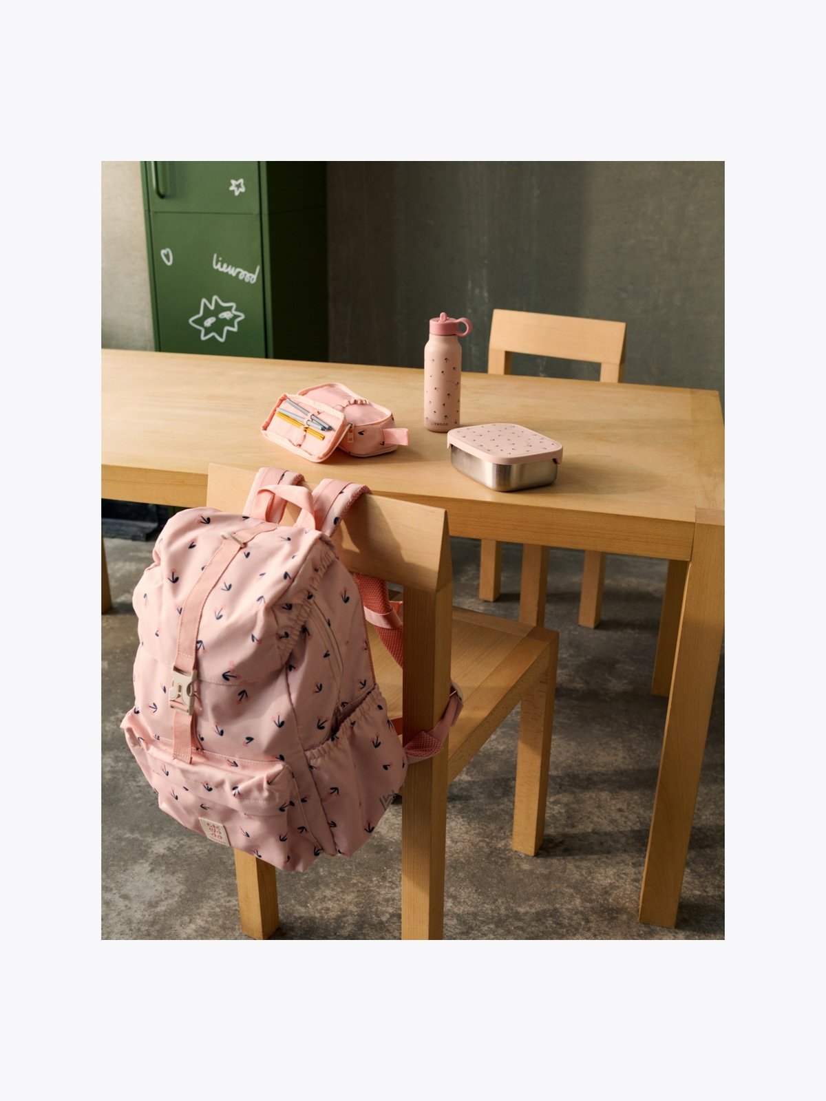 Liewood Cindy Pencil Case Cherry heart / Rosey