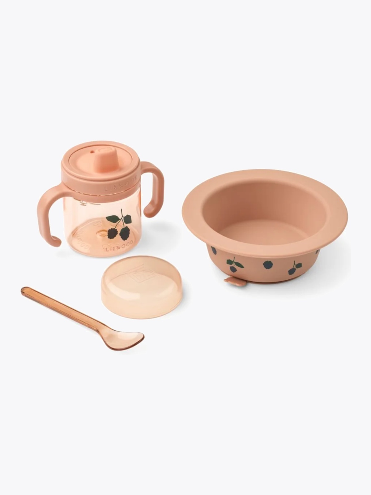 Liewood Becket Tableware Set Berry / Pale Tuscany