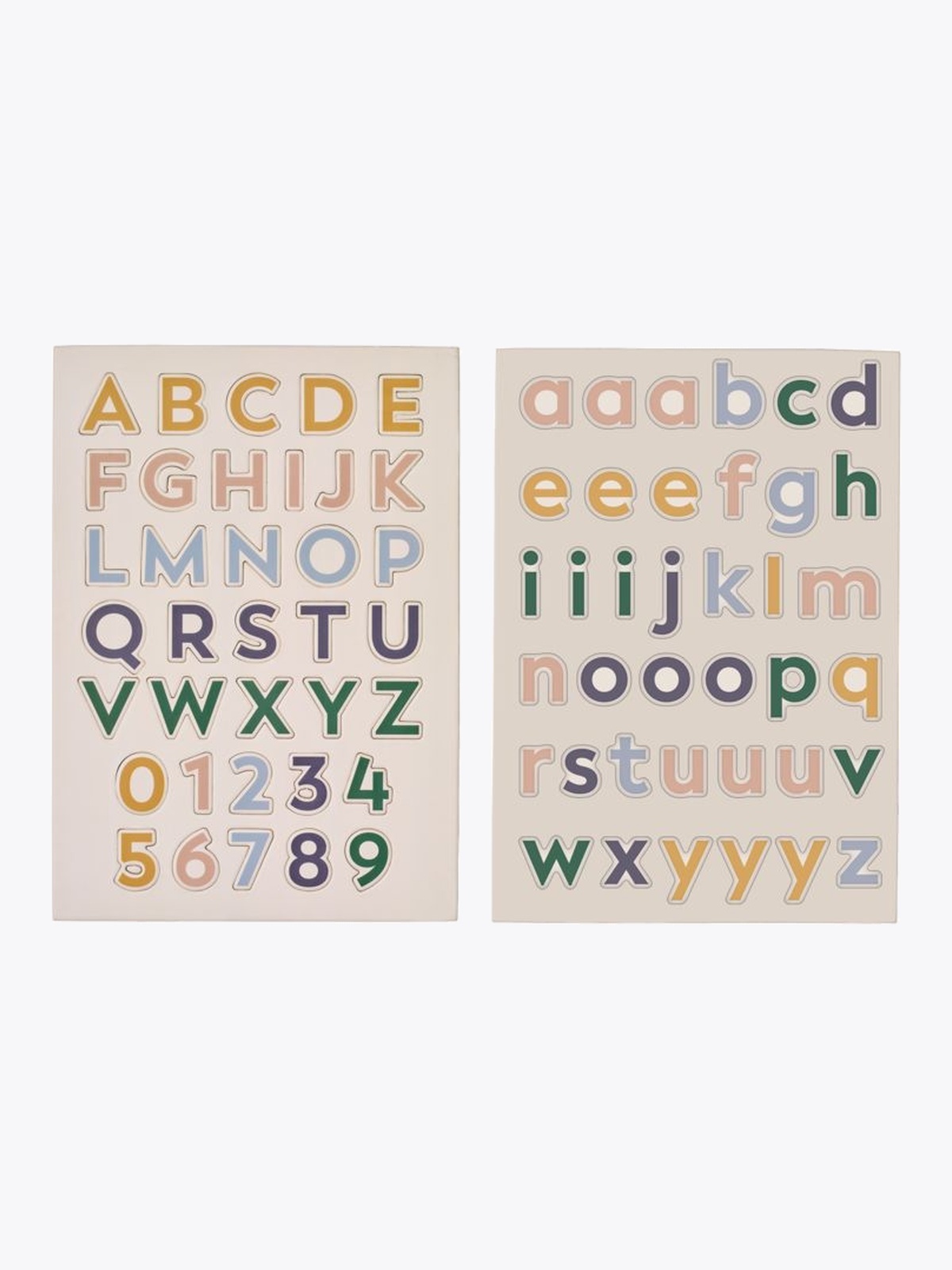 Liewood Vento Alphanumeric Magnets - Beige | Getinspired.no