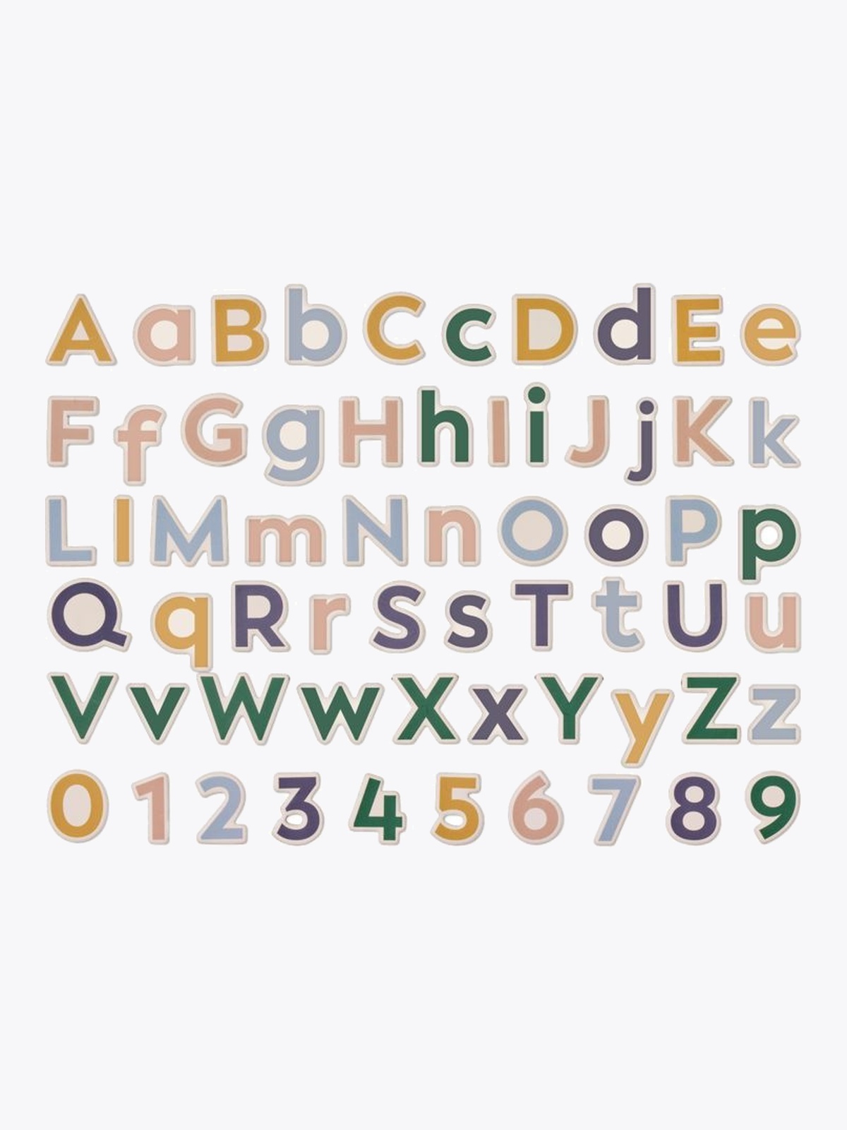 Liewood Vento Alphanumeric Magnets - Beige | Getinspired.no