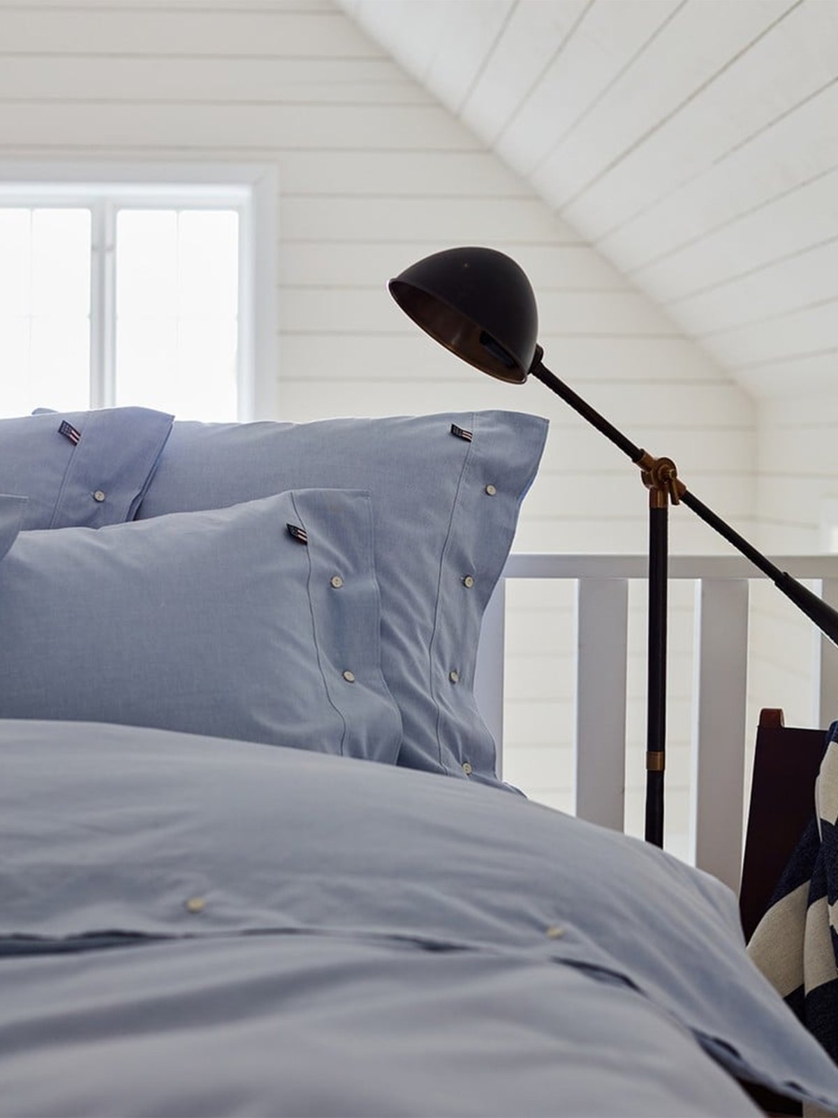 Lexington Pin Point Blue Pillowcase 50x70 Blå