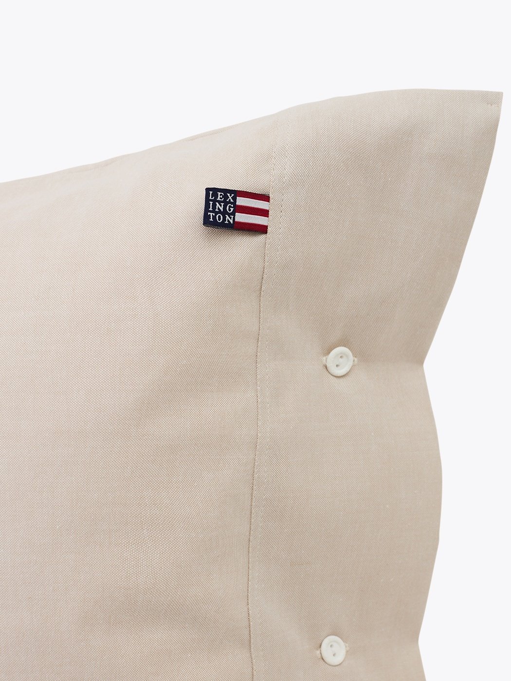 Lexington Pin Point Beige Cotton Pillowcase 50x70 Beige
