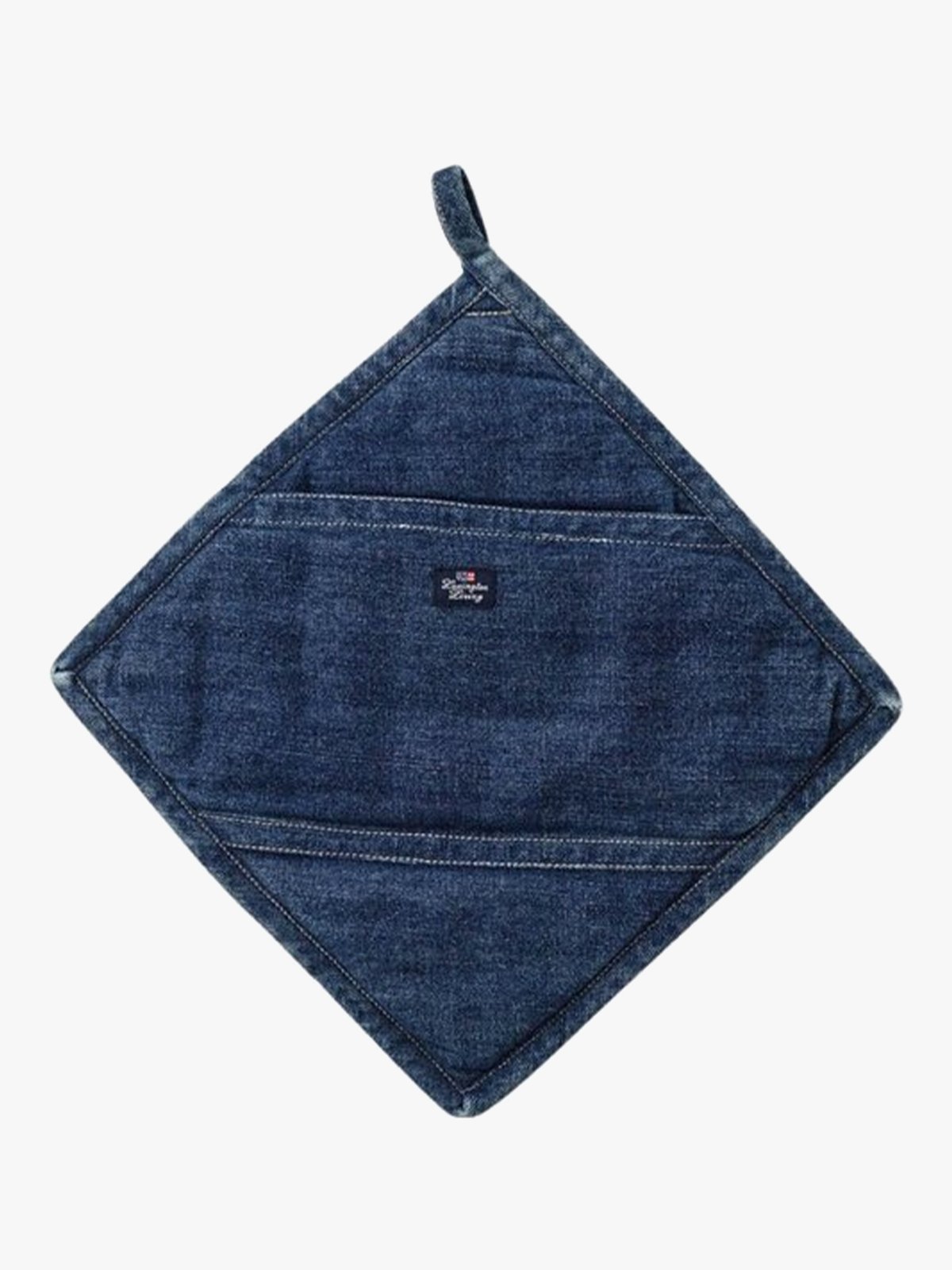 Lexington Icons Cotton Twill Denim Potholder Denim
