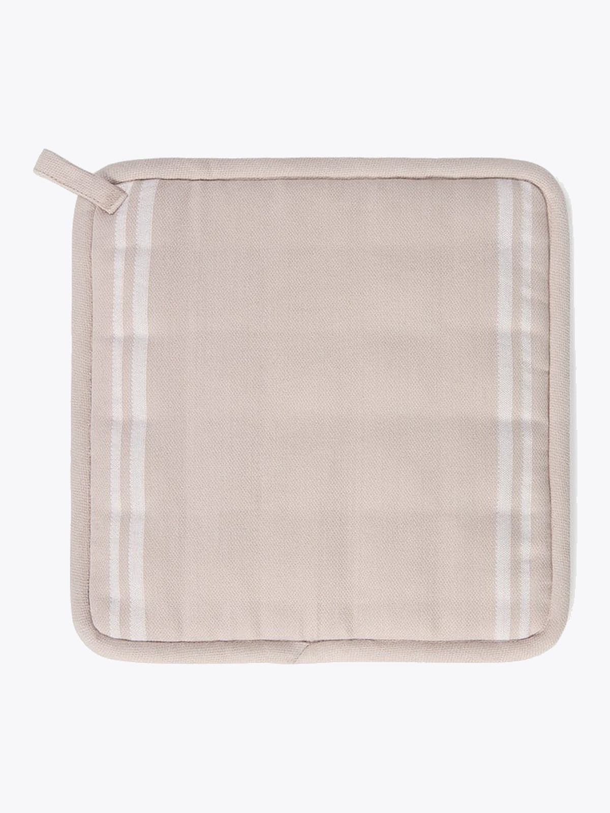 Lexington Icons Organic Cotton Jacquard Star Pot Holder Beige / Hvit