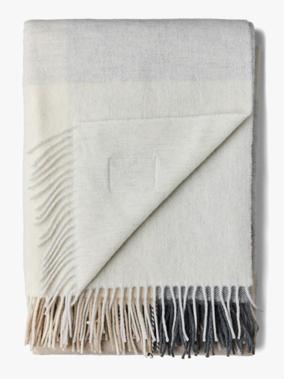 Lexington Checked Recycled Wool Throw 130x170 Flerfarget