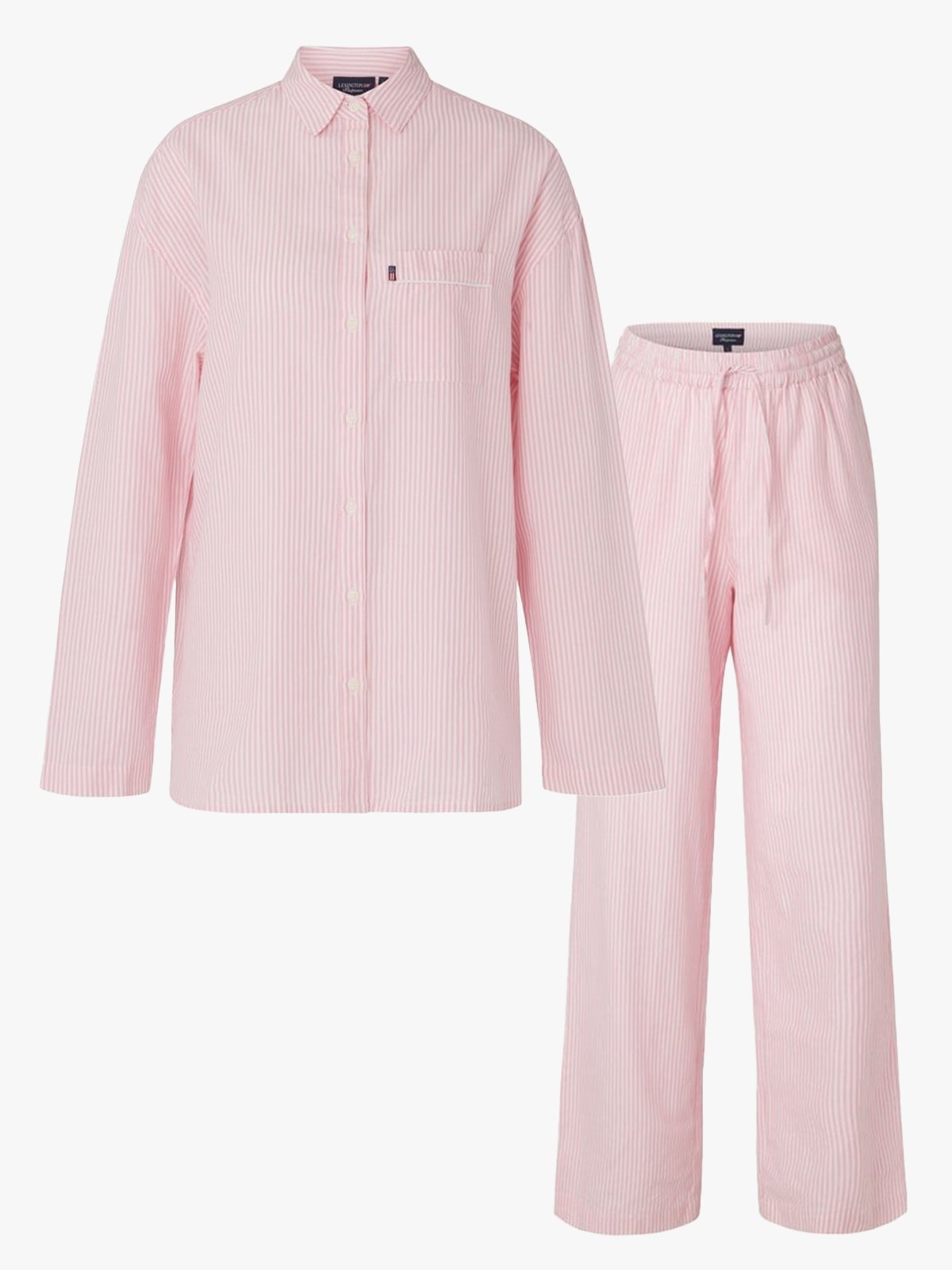 Lexington ICONS Jennifer Organic Cotton Light Oxford Pajama Pink