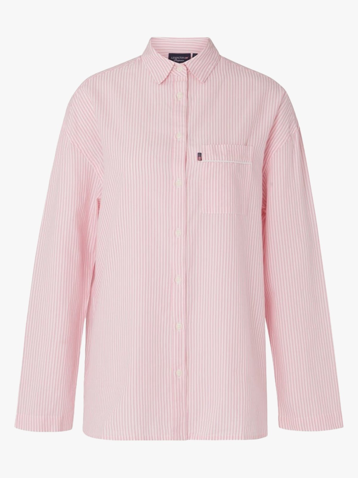 Lexington ICONS Jennifer Organic Cotton Light Oxford Pajama Pink