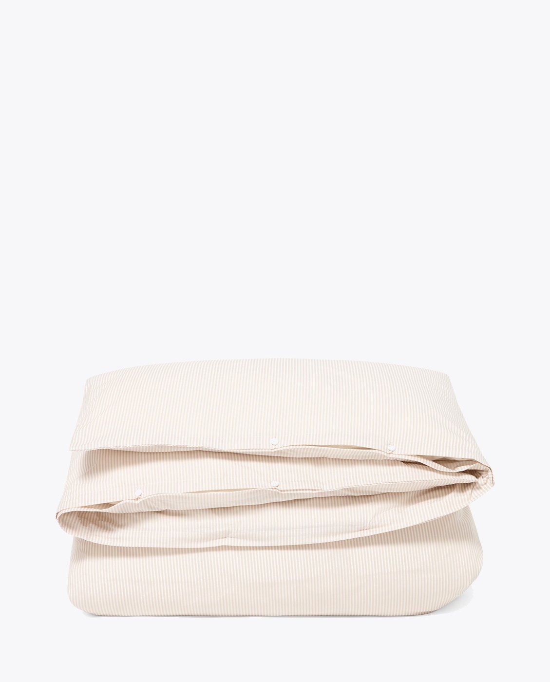 Lexington Beige/White Striped Cotton Sateen Bed Set 140x200/50x70 Beige, 140x220