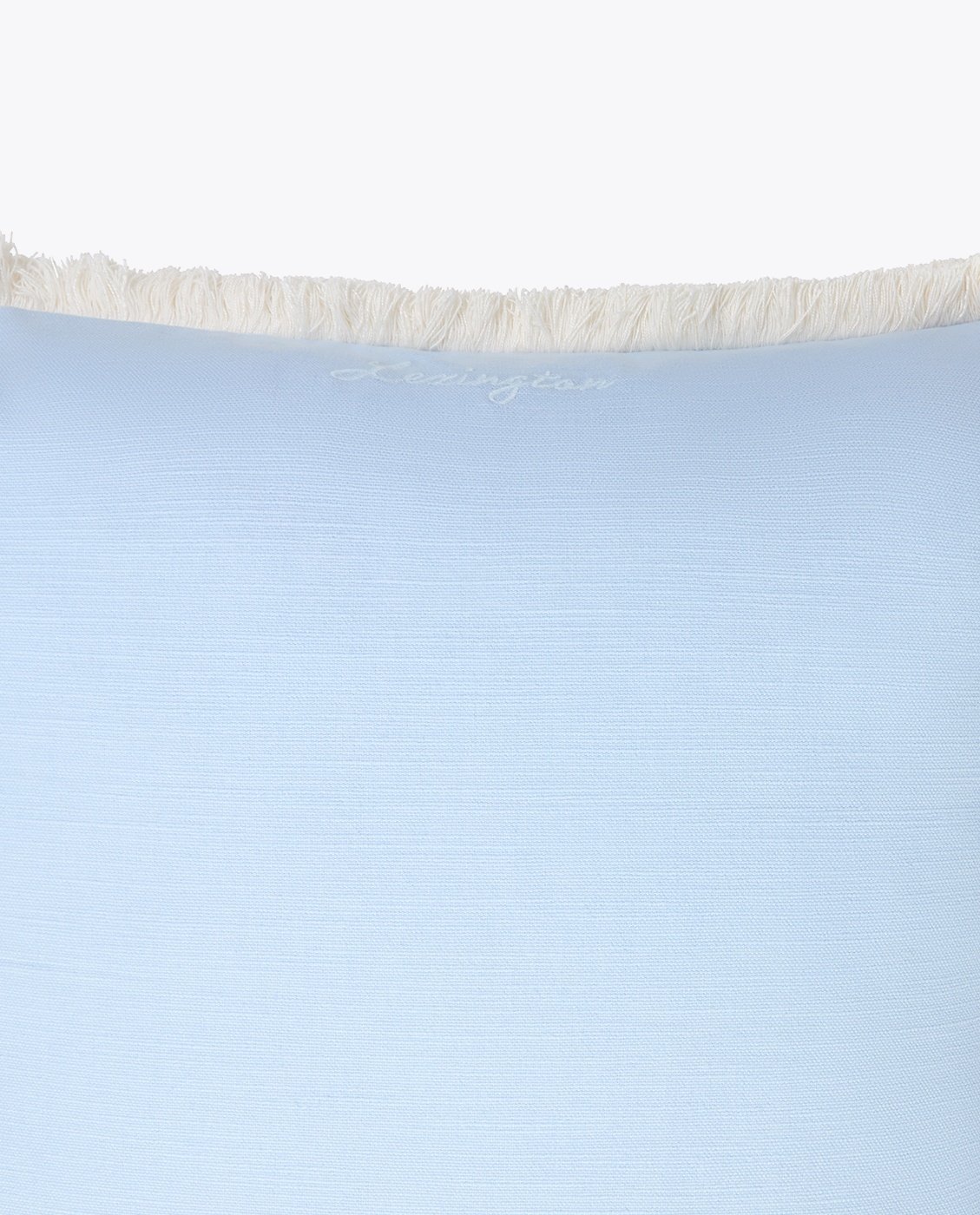 Lexington Linen/Cotton Fringe Pillow Cover 50x50 Blå