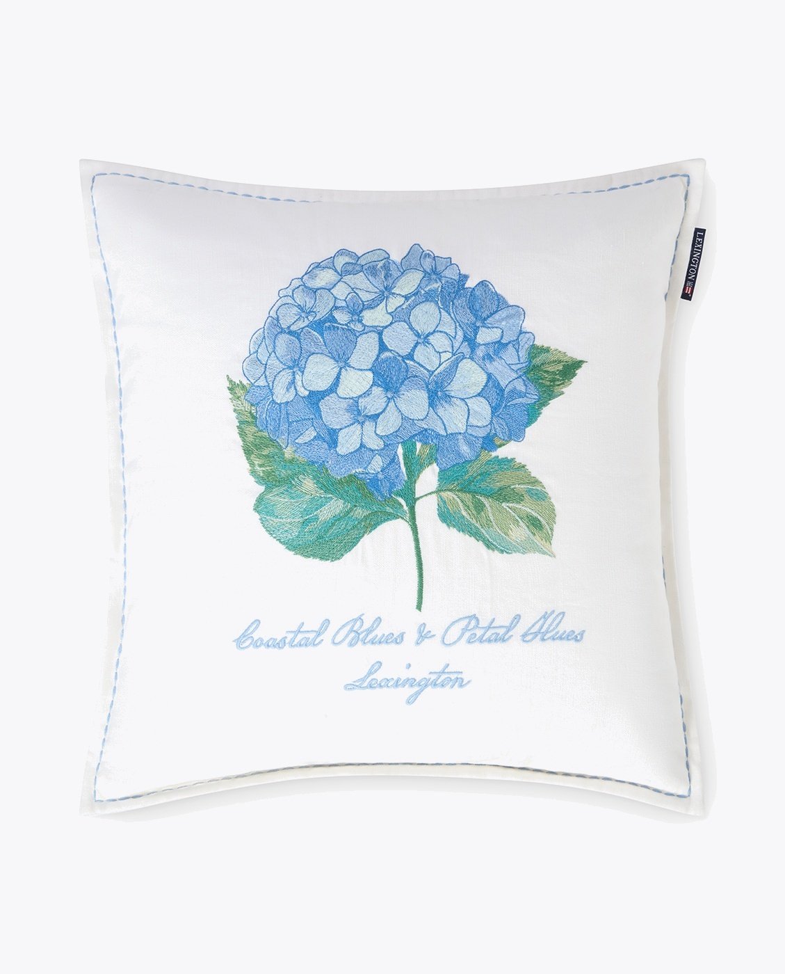 Lexington Floral Embroidered Linen/Cotton Pillow Cover 50x50 Flerfarget