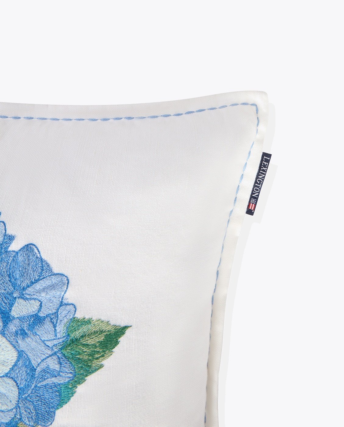 Lexington Floral Embroidered Linen/Cotton Pillow Cover 50x50 Flerfarget