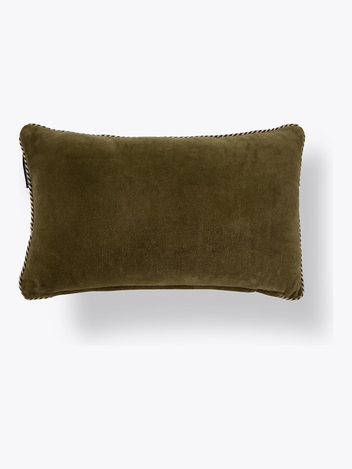 Lexington Boston Club Organic Cotton Velvet 50x30 Pillow 30x50cm Grønn
