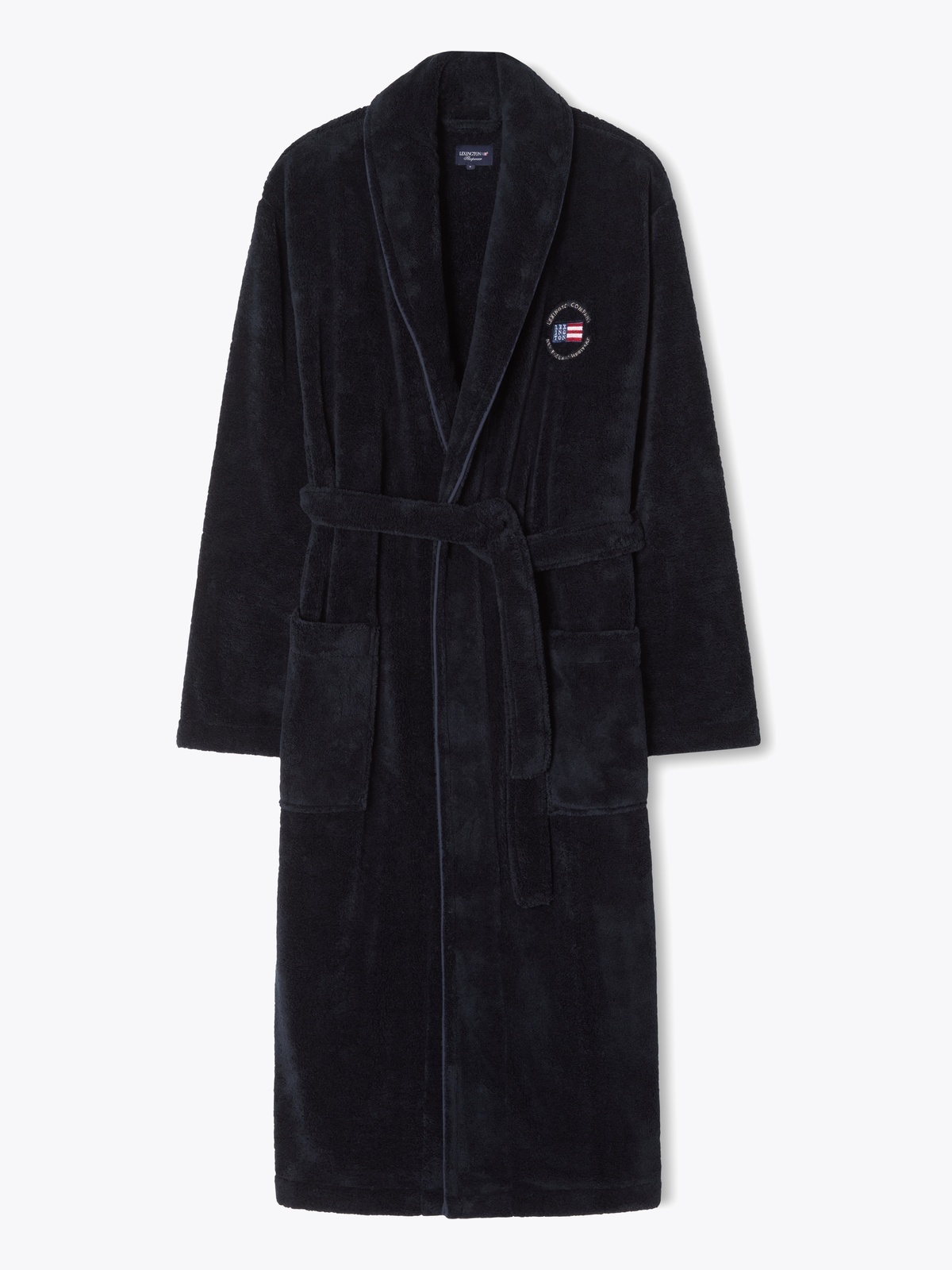 Lexington Unisex Fleece Robe Blå