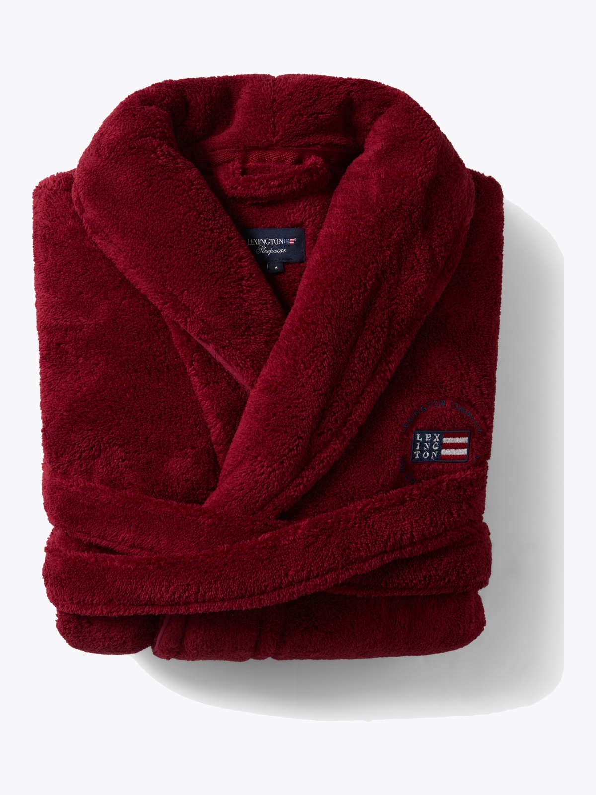 Lexington Unisex Fleece Robe Rød