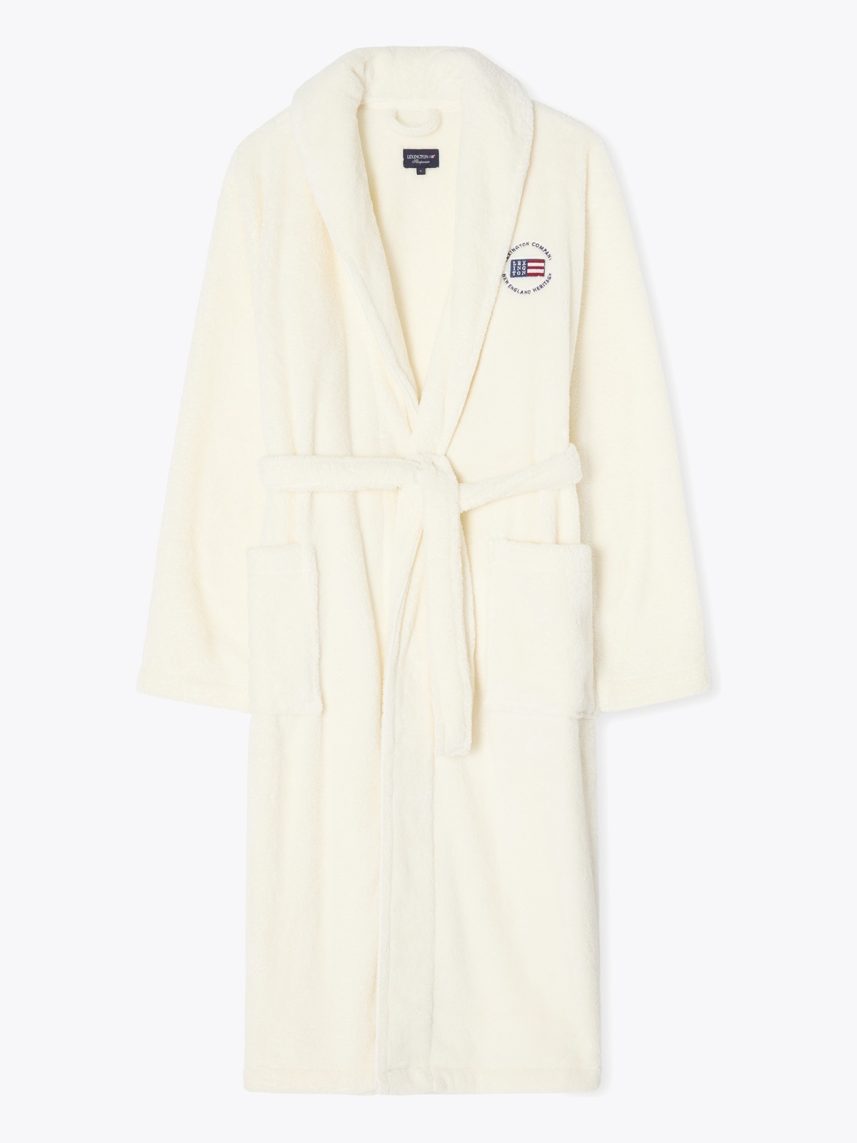 Lexington Unisex Fleece Robe Hvit